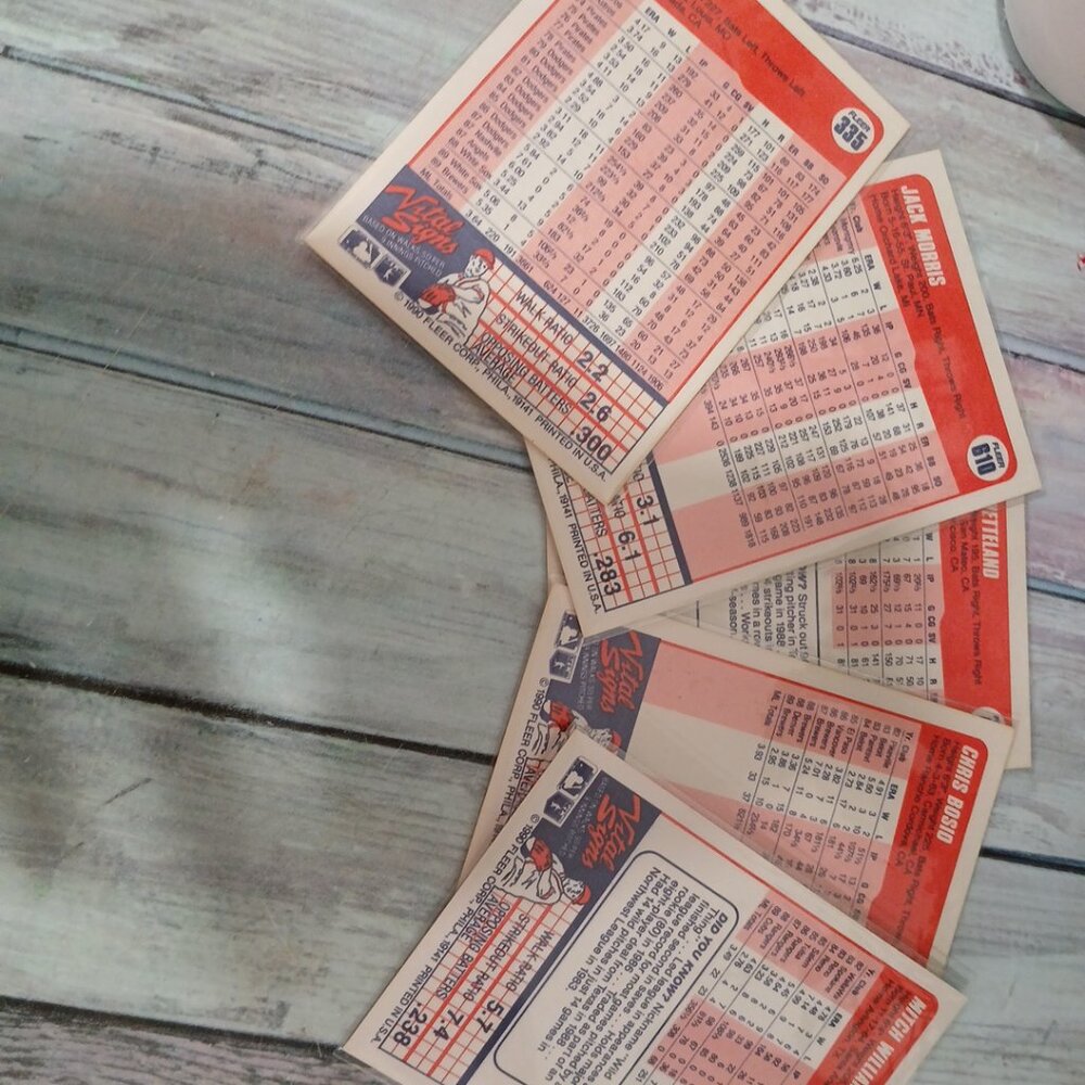 1990 Fleer Pitcher Lot - Picture 3 of 4